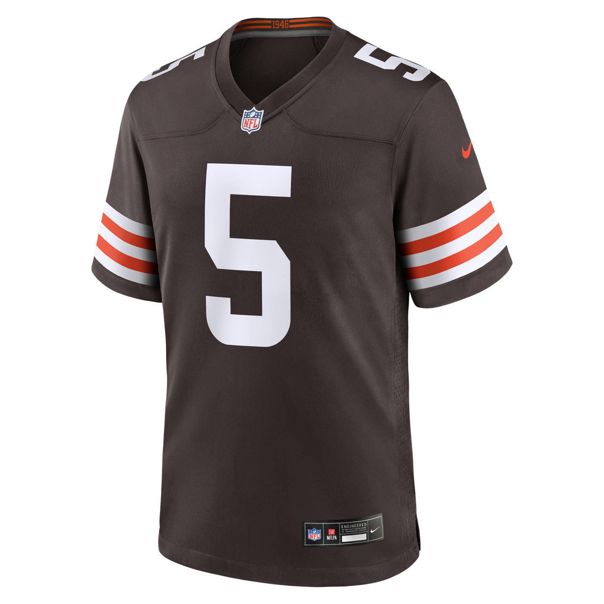 Men's Cleveland Browns Rayshawn Jenkins Brown Team Jersey