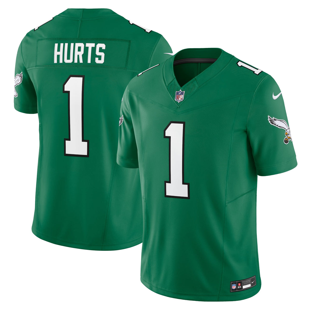 Men's Philadelphia Eagles Jalen Hurts White Jersey