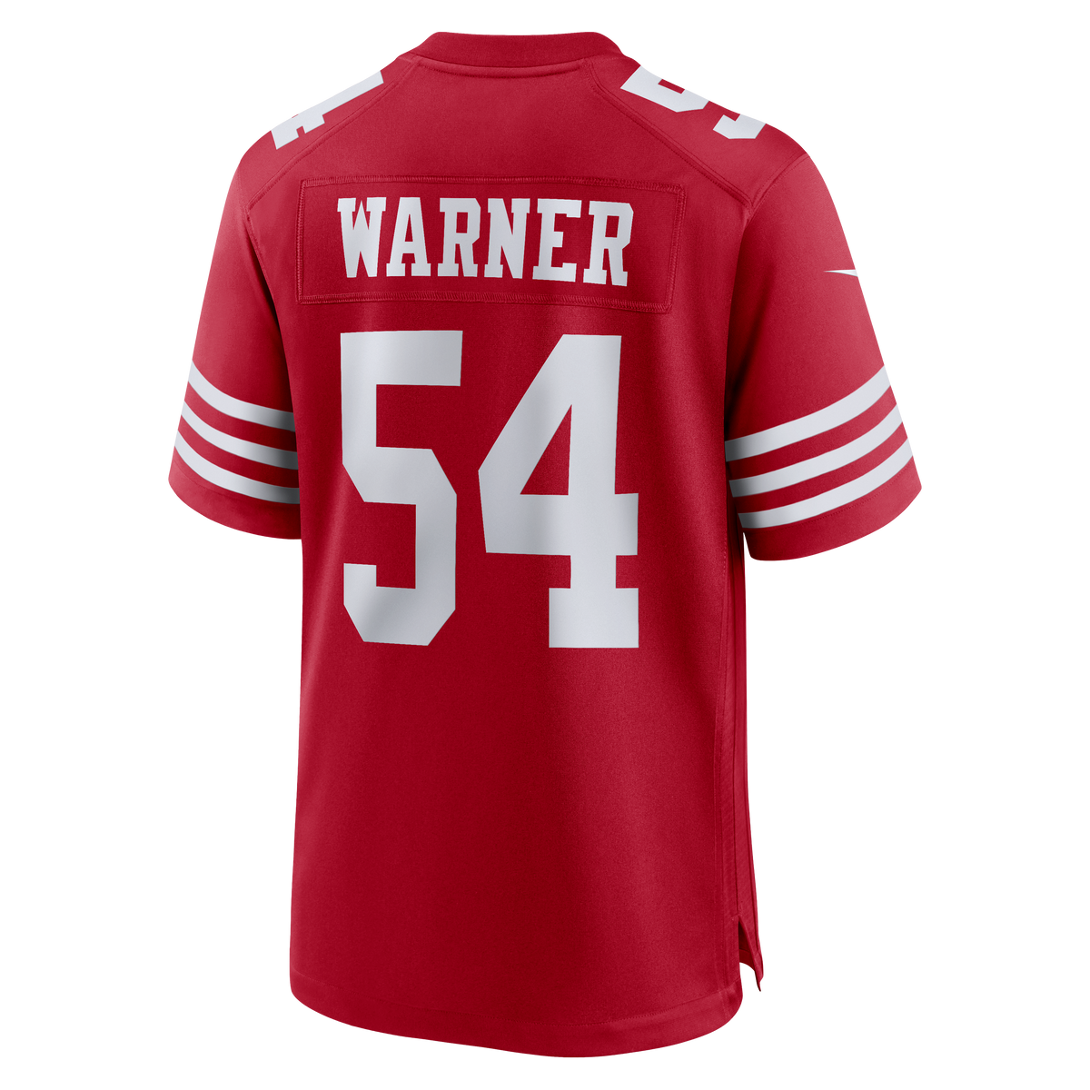 Men's San Francisco 49ers Fred Warner White 80th Anniversary Jersey