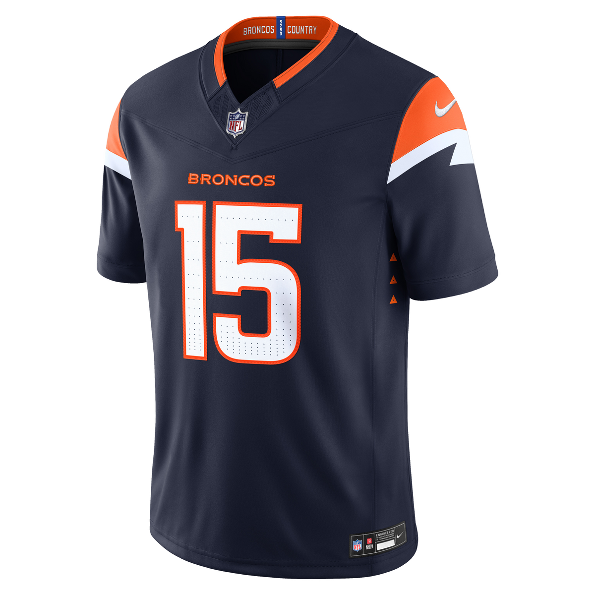 Men's Denver Broncos Nik Bonitto Orange Alternate Mile High Collection 1977 Throwback Stitched Jersey