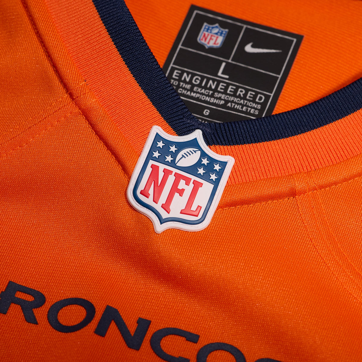 Men's Denver Broncos Devon Key Orange Team Jersey