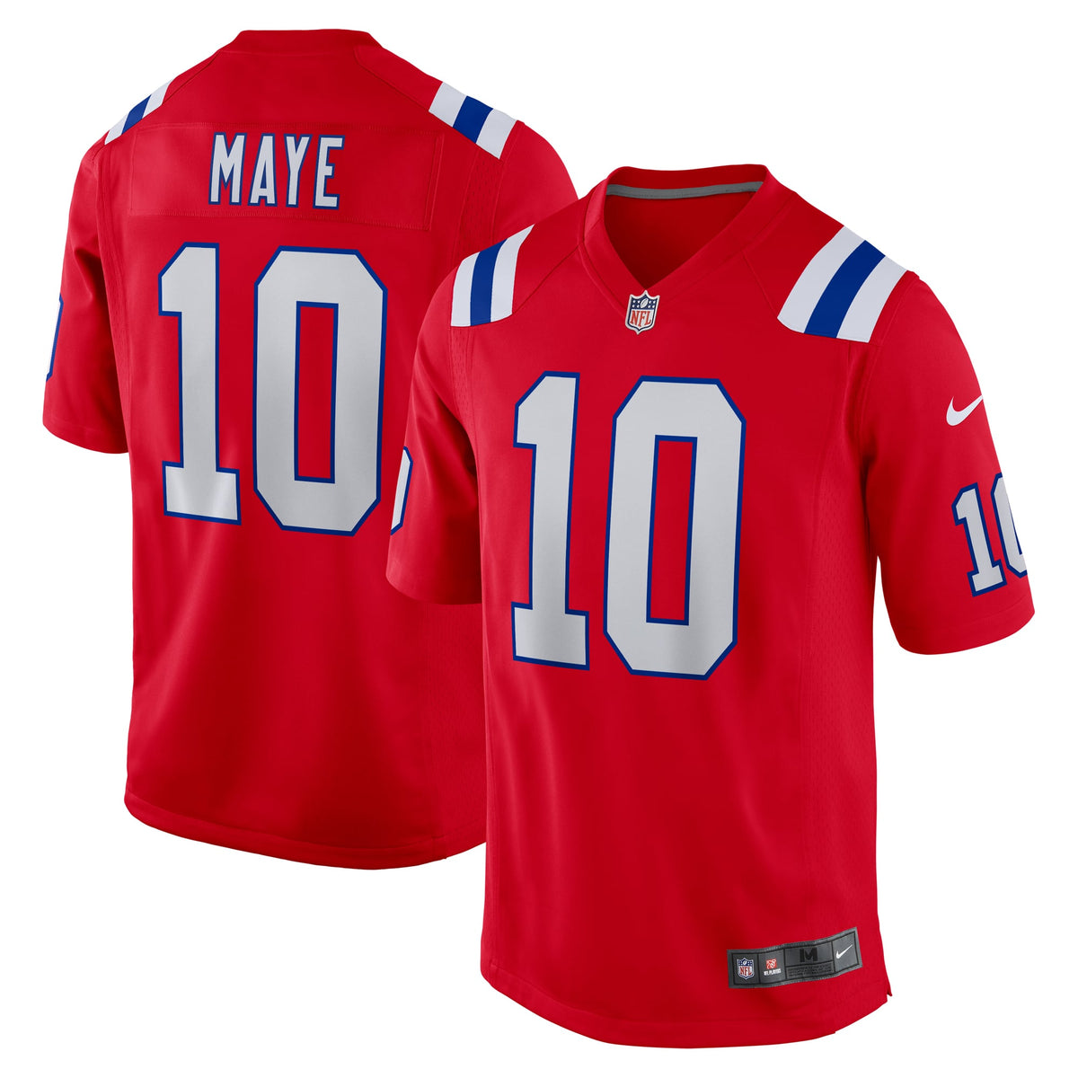 Men's New England Patriots Drake Maye Navy Player Jersey