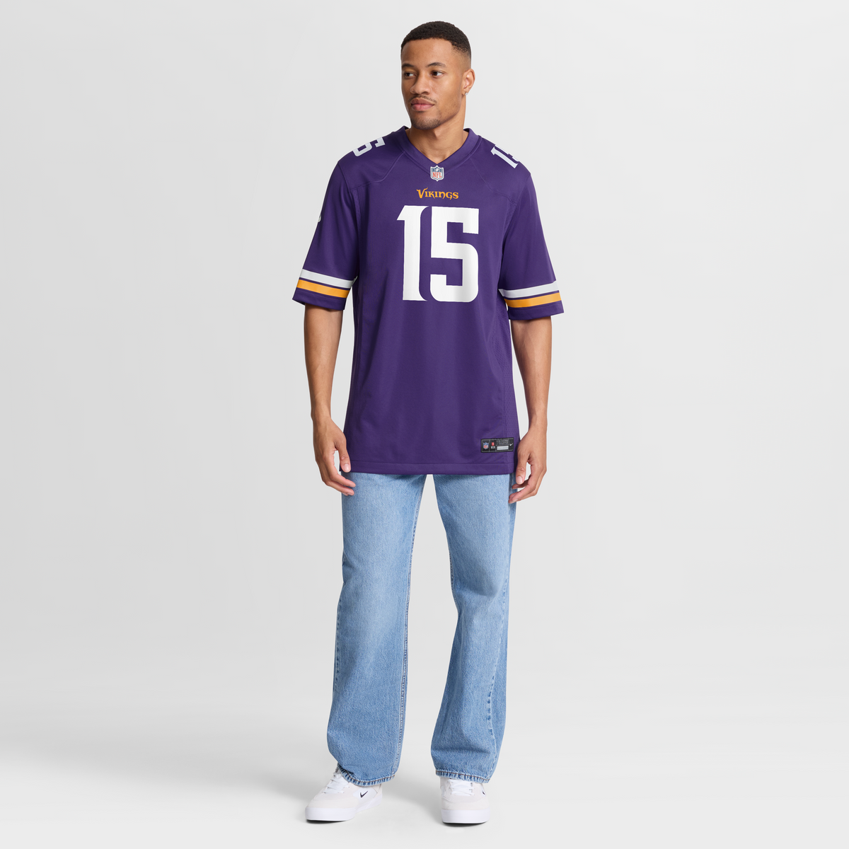 Men's Minnesota Vikings Dallas Turner Purple Jersey