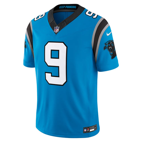 Men's Carolina Panthers Bryce Young Blue Alternate Stitched Jersey