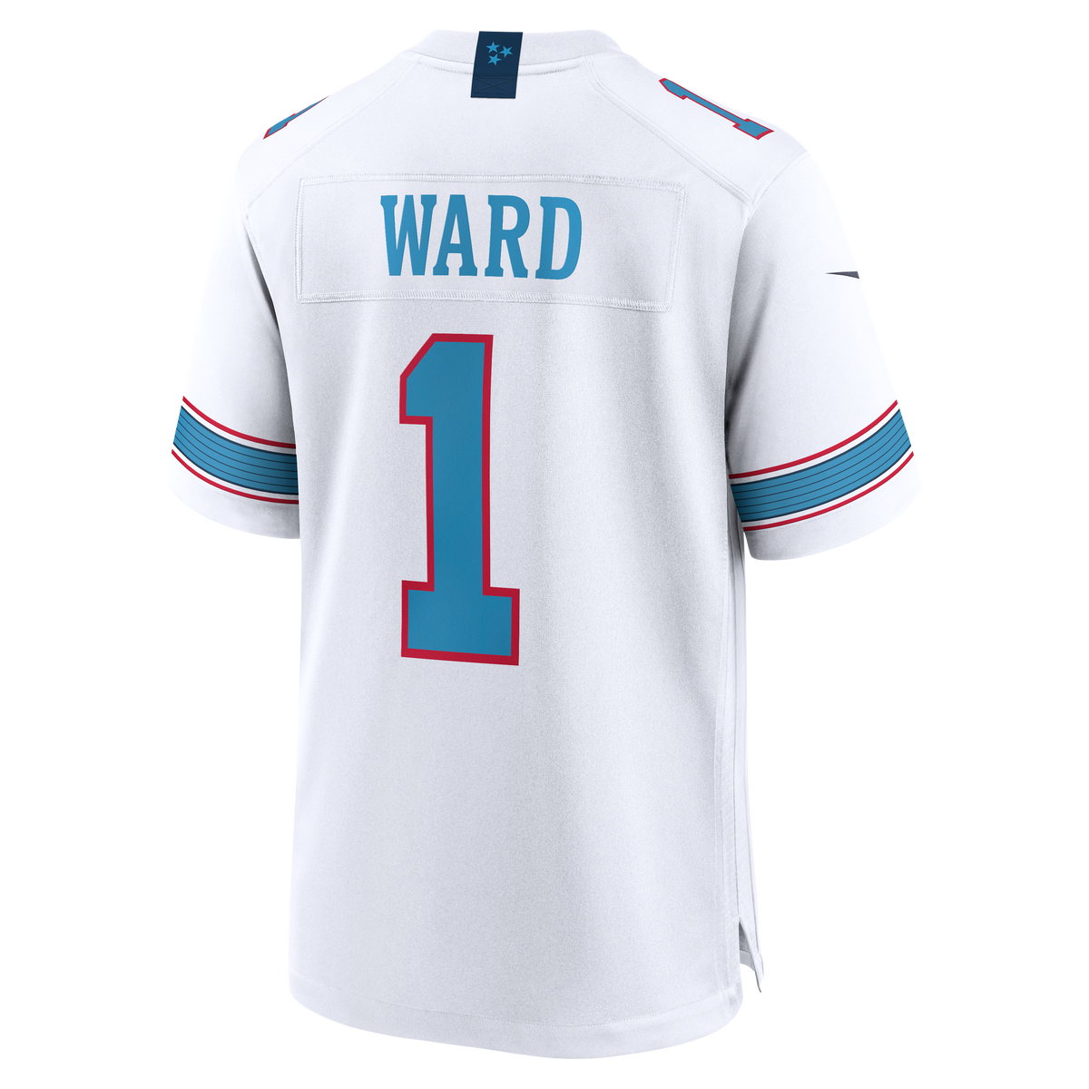 Men's Tennessee Titans Cameron Ward Light Blue Jersey