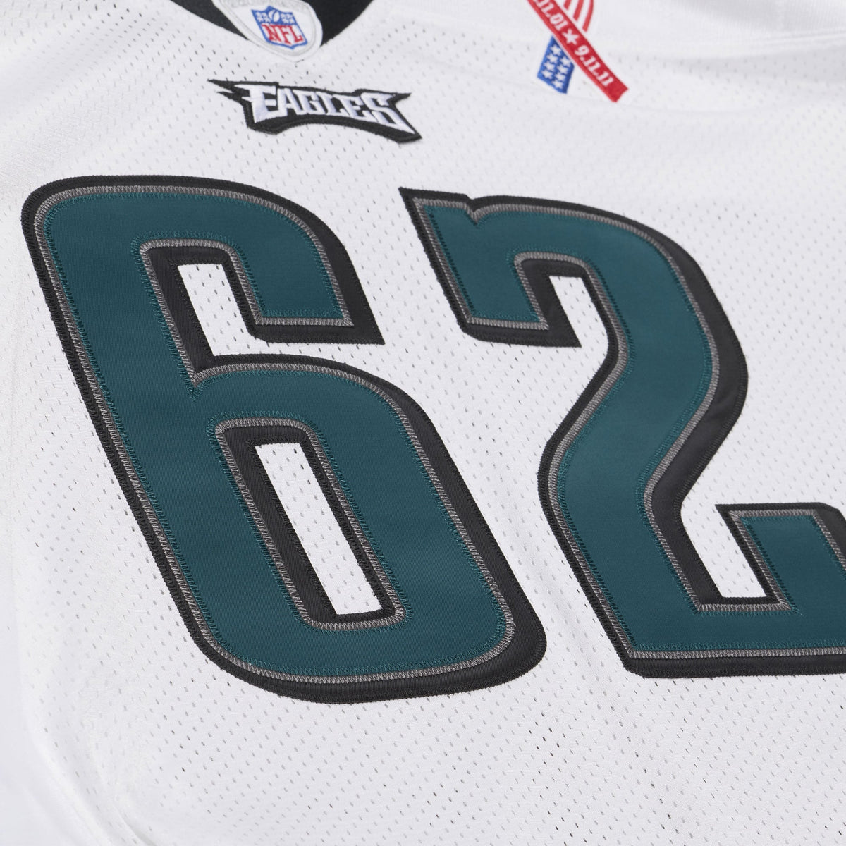 Men's Philadelphia Eagles Jason Kelce White 2011 Throwback Jersey