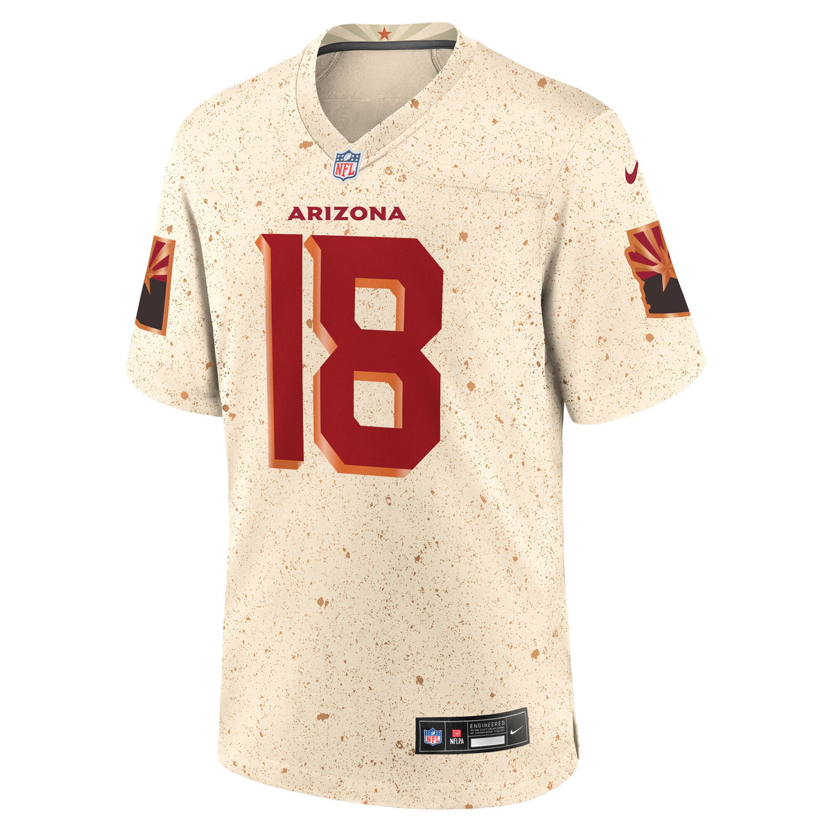 Men's Arizona Cardinals Marvin Harrison Jr Natural Rivalries Collection Jersey