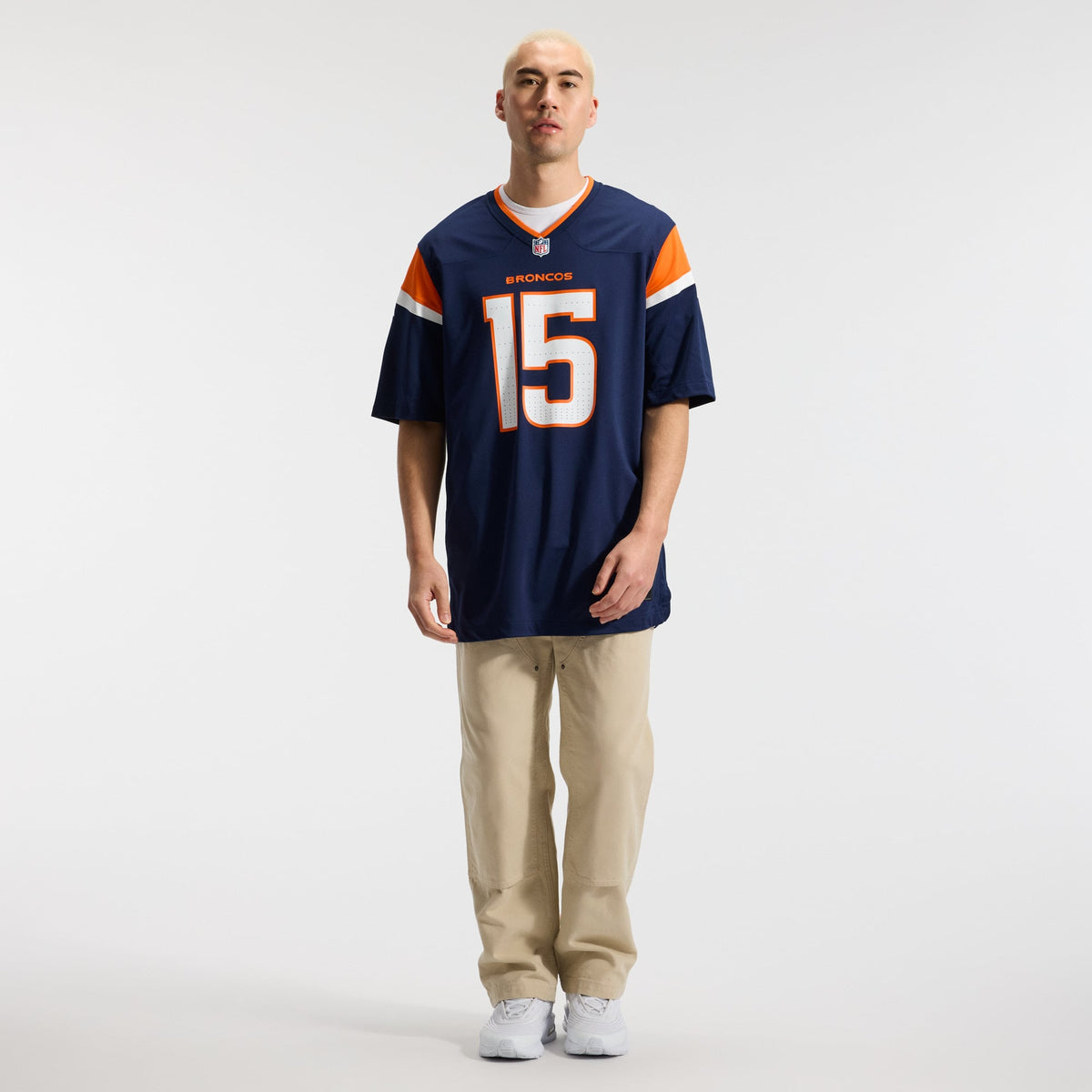 Men's Denver Broncos Nik Bonitto Navy Alternate Jersey