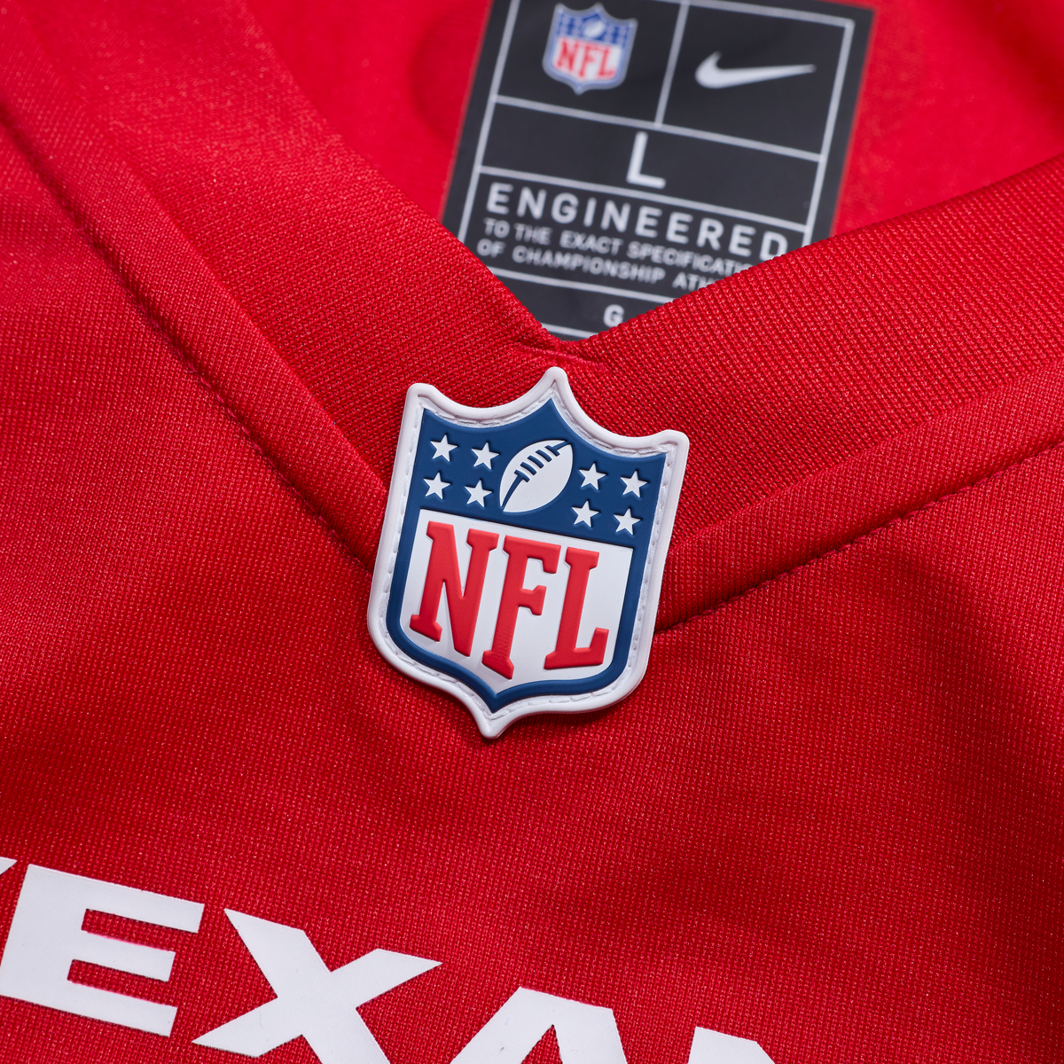 Men's Houston Texans Azeez Al Shaair Red Alternate Jersey