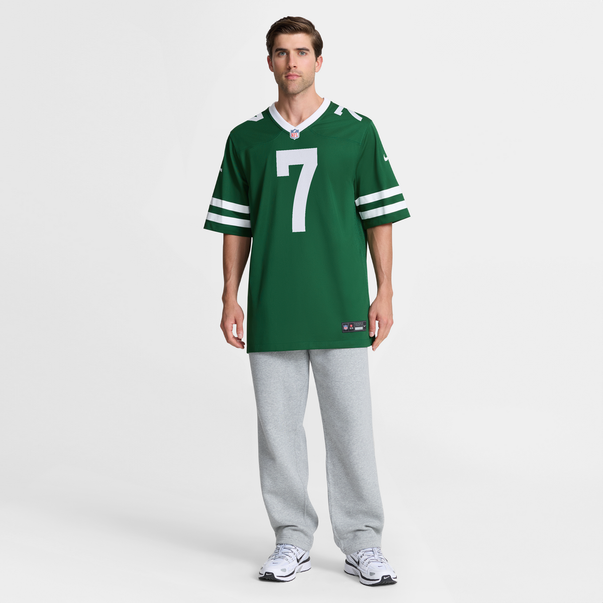 Men's New York Jets Geno Smith Legacy Green Jersey