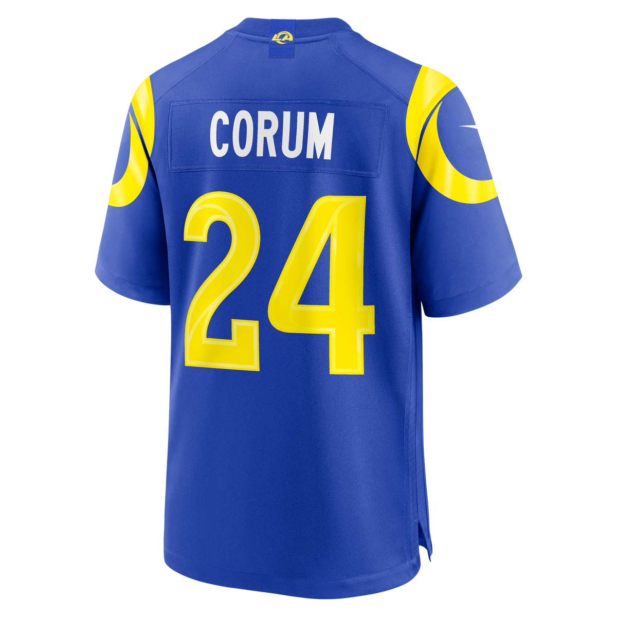 Men's Los Angeles Rams Blake Corum Royal Jersey