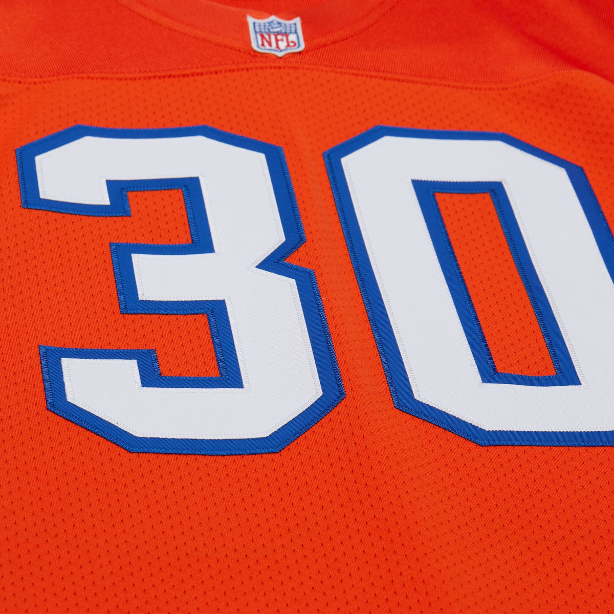 Men's Denver Broncos Terrell Davis Orange 1995 Throwback Retired Player Jersey