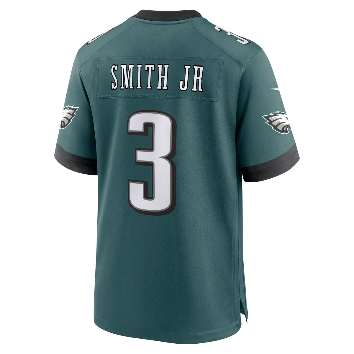 Men's Philadelphia Eagles Nolan Smith Jr Midnight Green Team Jersey