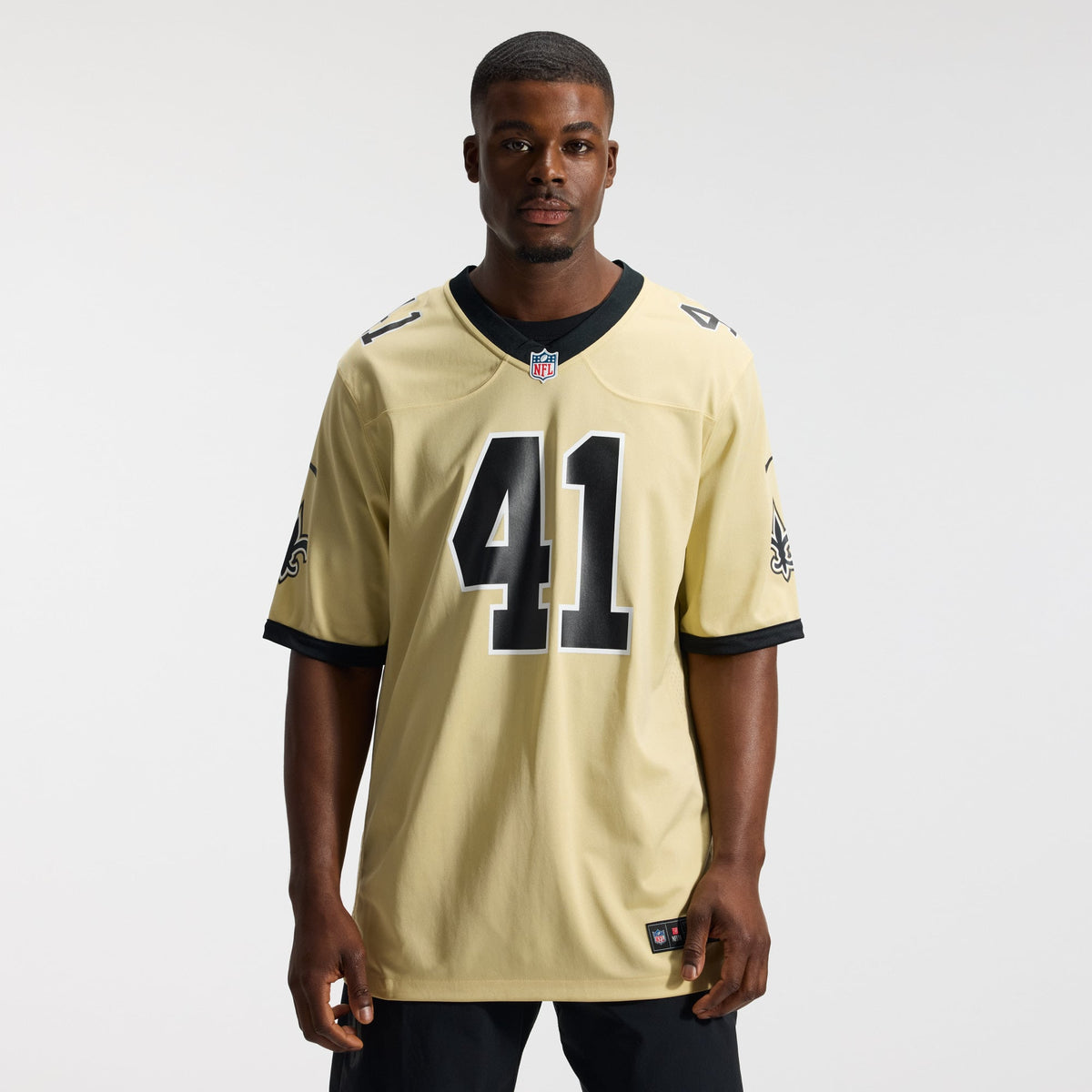 Men's New Orleans Saints Alvin Kamara White Alternate Jersey