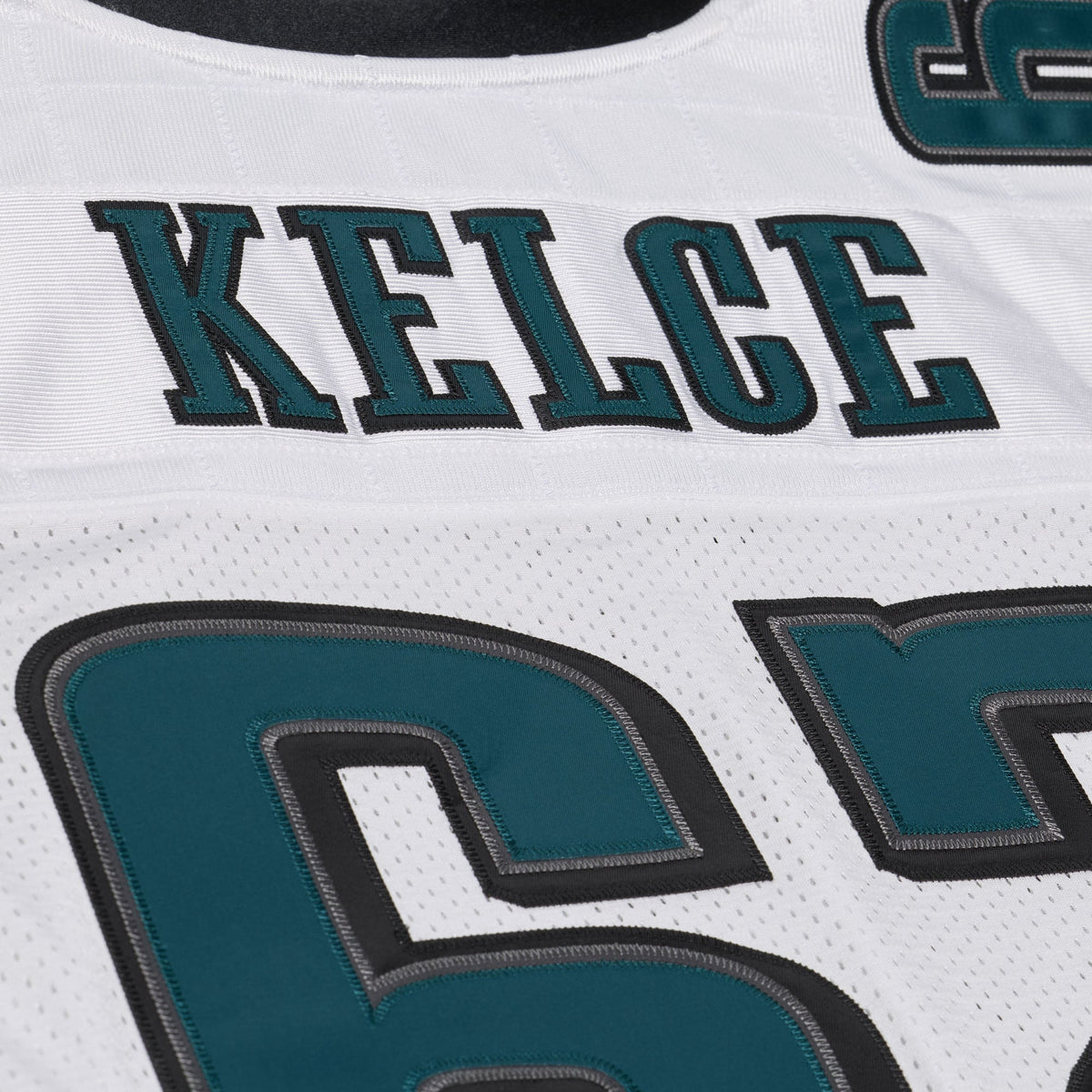 Men's Philadelphia Eagles Jason Kelce White 2011 Throwback Jersey