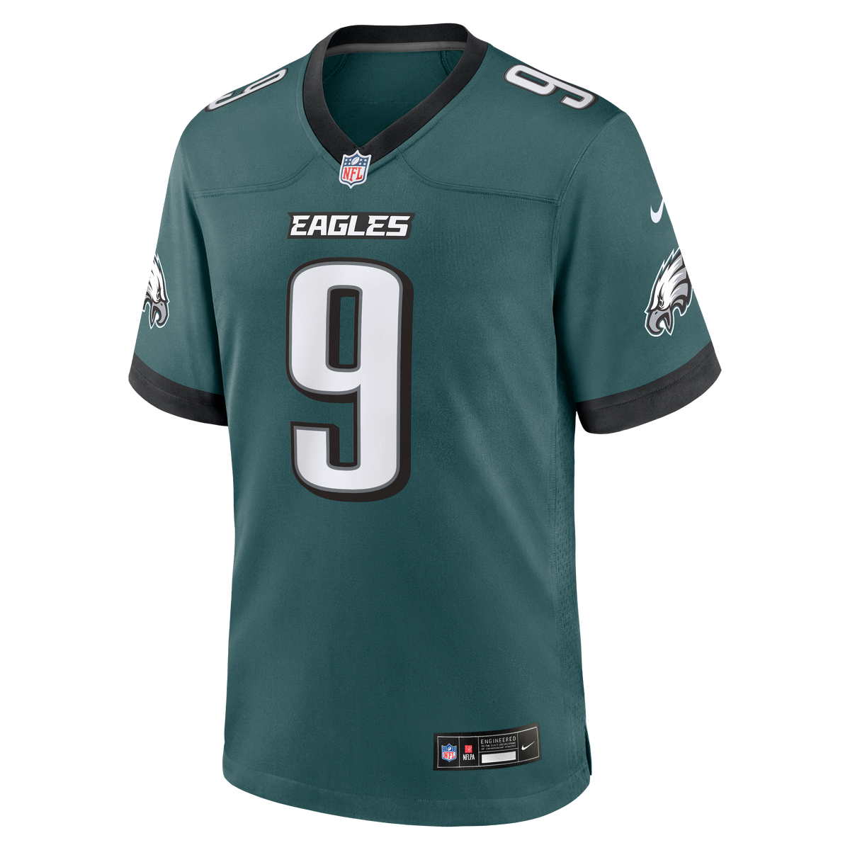 Men's Philadelphia Eagles Makai Lemon Green Team Jersey