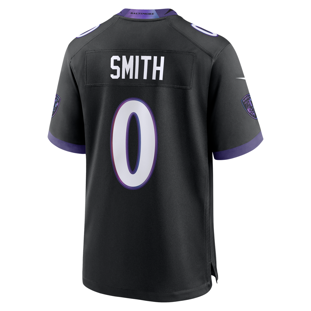 Men's Baltimore Ravens Roquan Smith Black Alternate Jersey