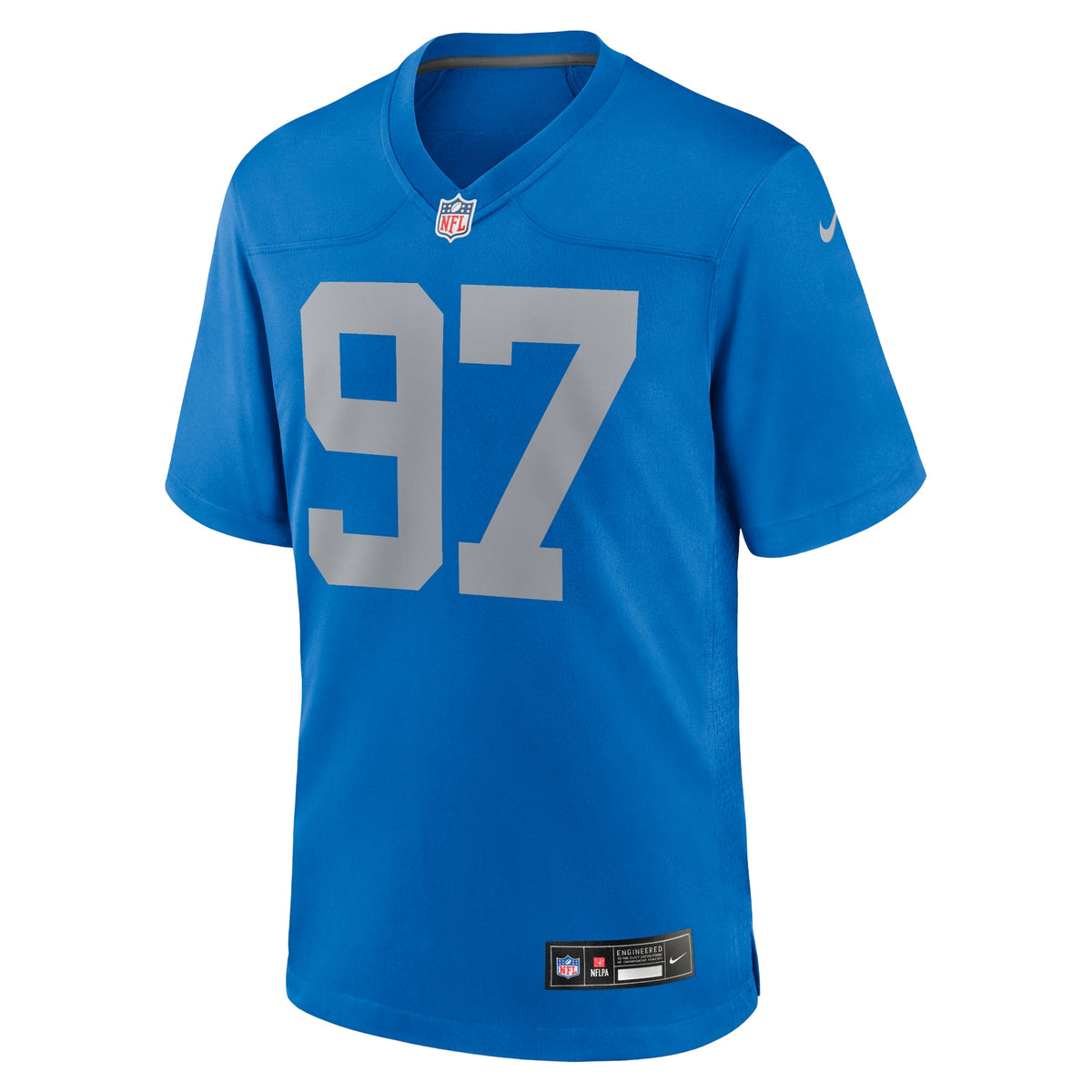 Men's Detroit Lions Aidan Hutchinson Blue Alternate Jersey