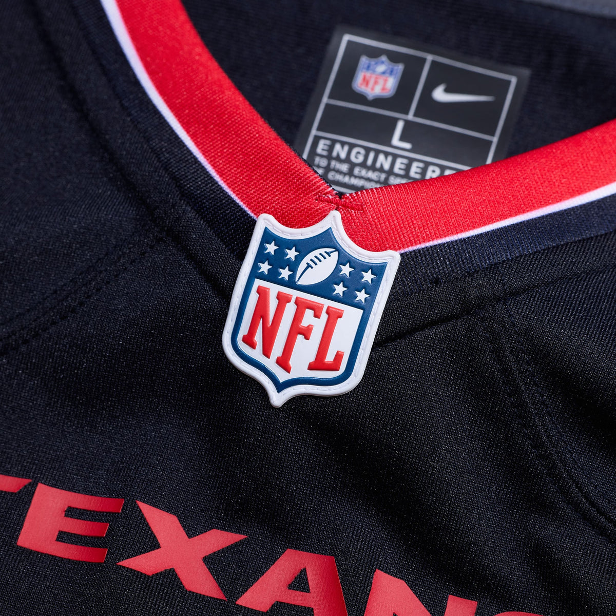 Men's Houston Texans Jalen Pitre Red Alternate Jersey