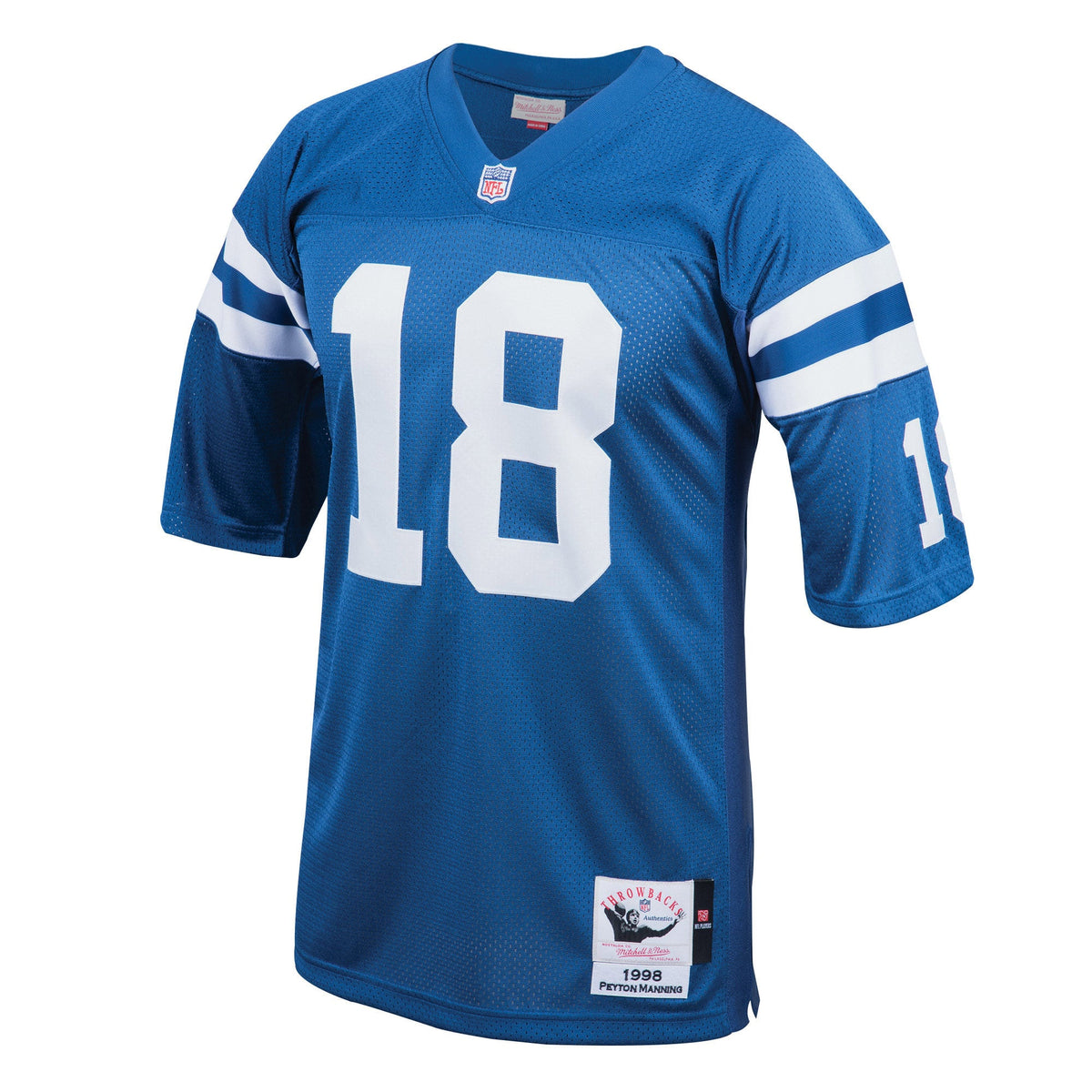 Men's Indianapolis Colts 1998 Peyton Manning Royal Throwback Retired Player Jersey