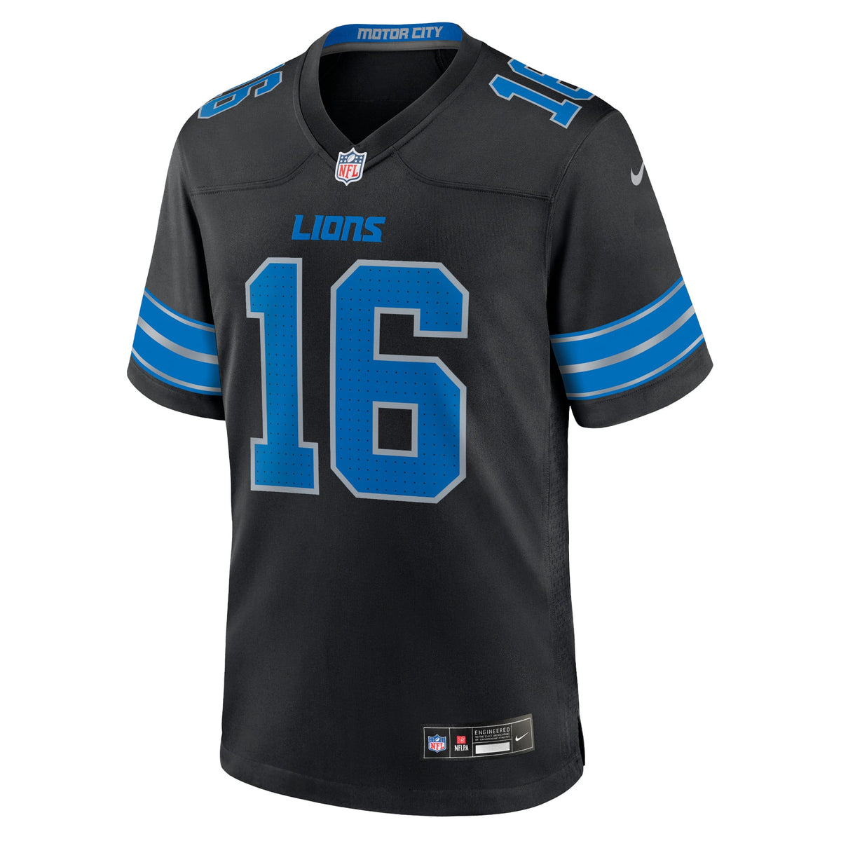 Men's Detroit Lions Jared Goff White Jersey