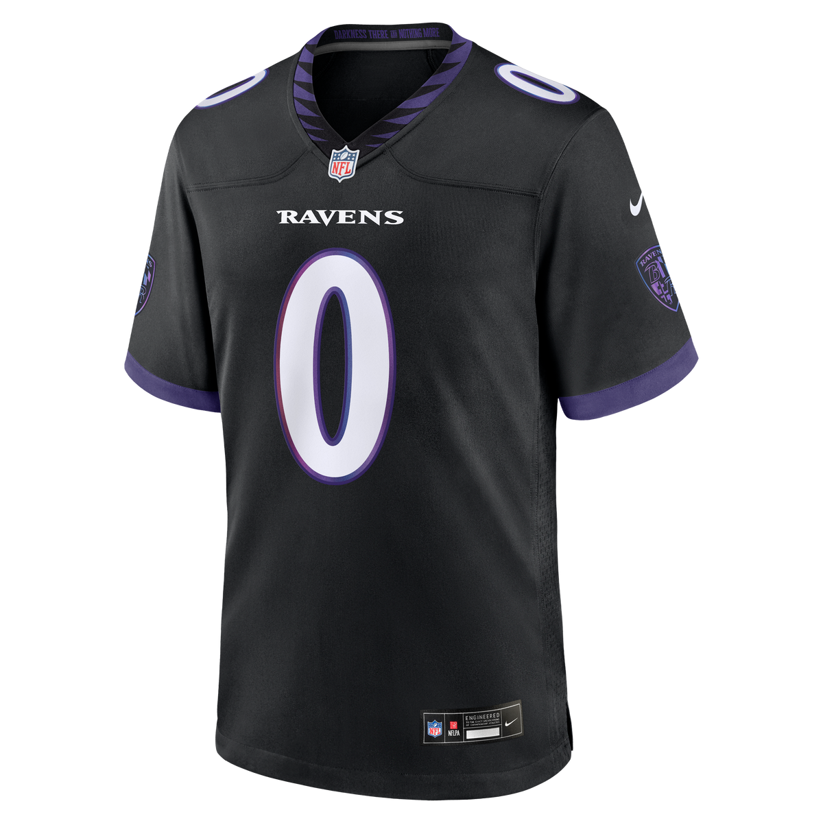 Men's Baltimore Ravens Roquan Smith Black Alternate Jersey