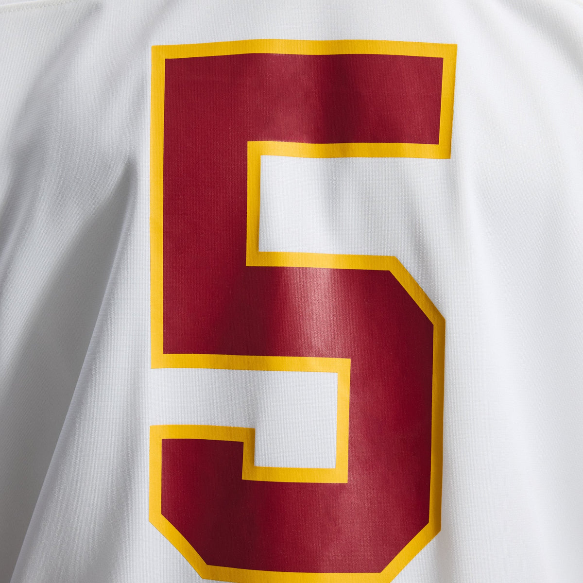 Men's Washington Commanders Jayden Daniels White Game Super Bowl Era Jersey