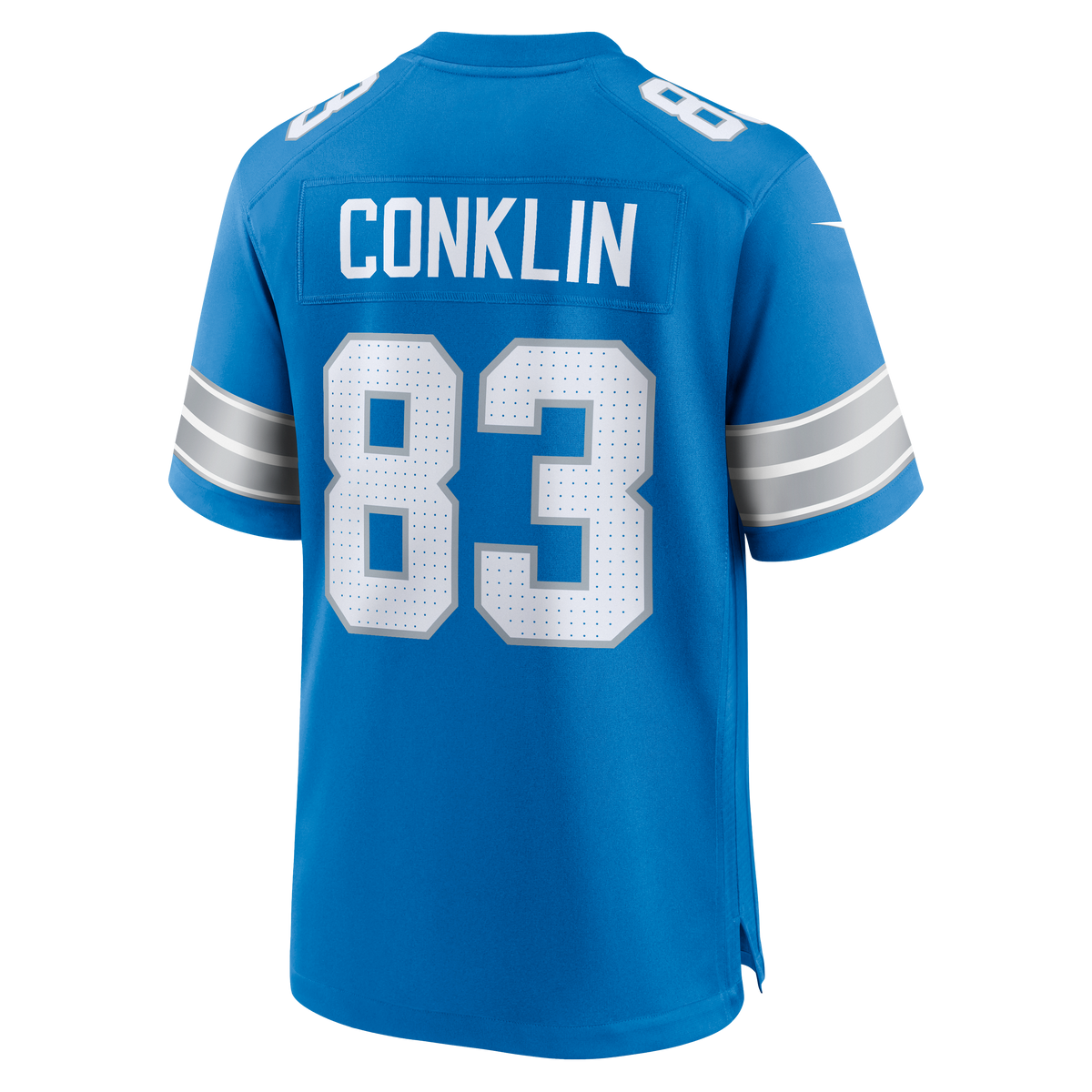 Men's Detroit Lions Tyler Conklin Blue Team Jersey