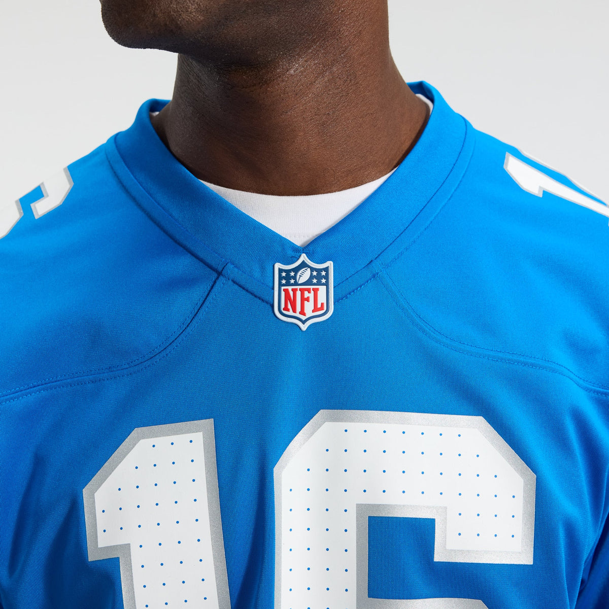 Men's Detroit Lions Jared Goff White Jersey