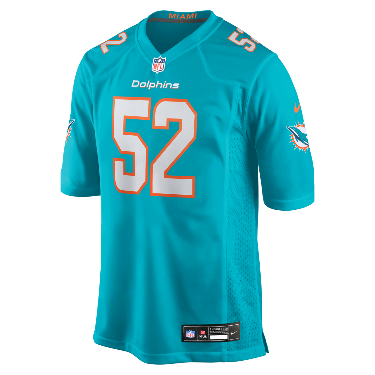 Men's Miami Dolphins Patrick Paul Aqua Jersey