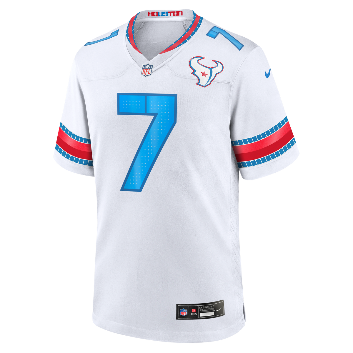Men's Houston Texans C J Stroud White 2026 Rivalries Collection Jersey