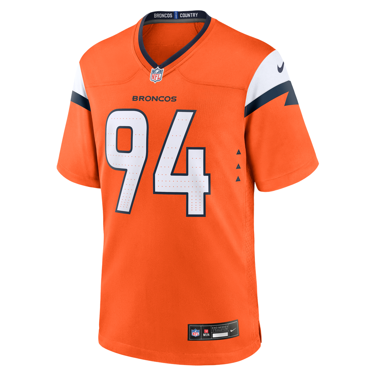 Men's Denver Broncos Jackson Orange Team Jersey