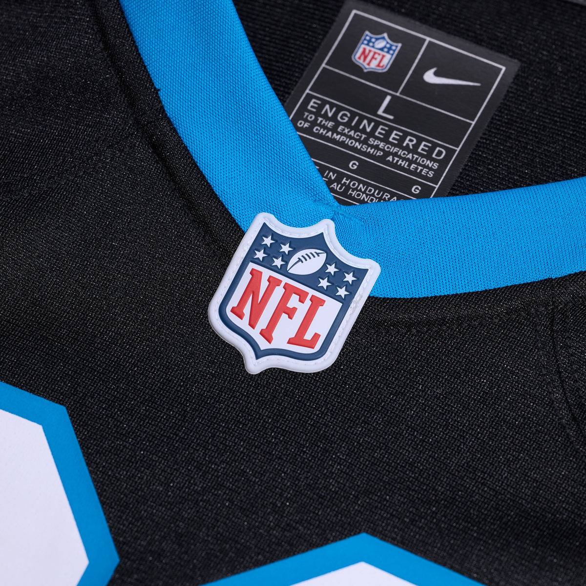 Men's Carolina Panthers Jonathon Brooks Black Jersey