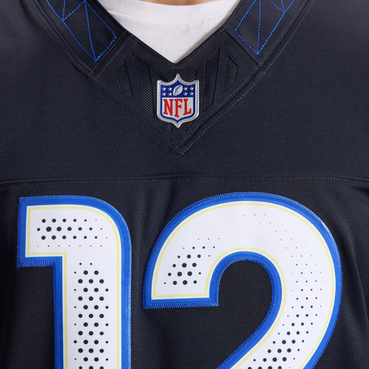 Men's Los Angeles Rams Puka Nacua Dark Blue Rivalries Collection Stitched Jersey