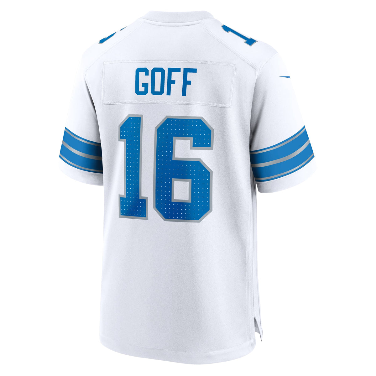 Men's Detroit Lions Jared Goff White Jersey