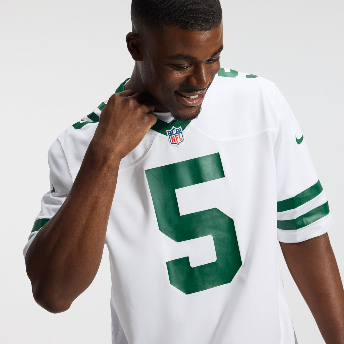 Men's New York Jets Garrett Wilson Legacy White Jersey