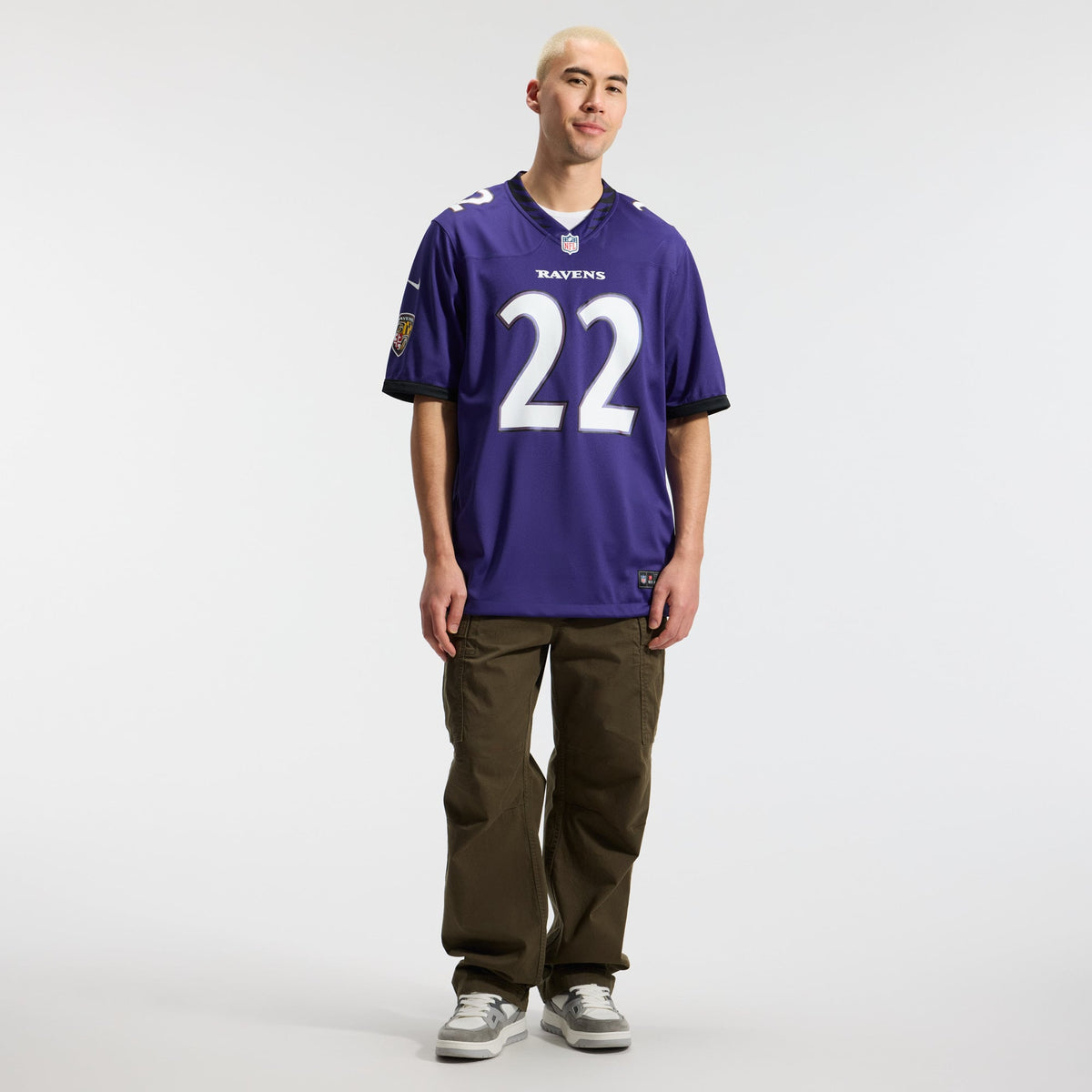 Men's Baltimore Ravens Derrick Henry Purple Team Jersey