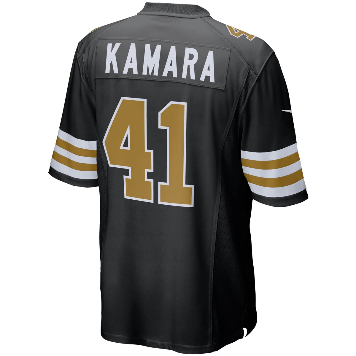 Men's New Orleans Saints Alvin Kamara Black Alternate Jersey