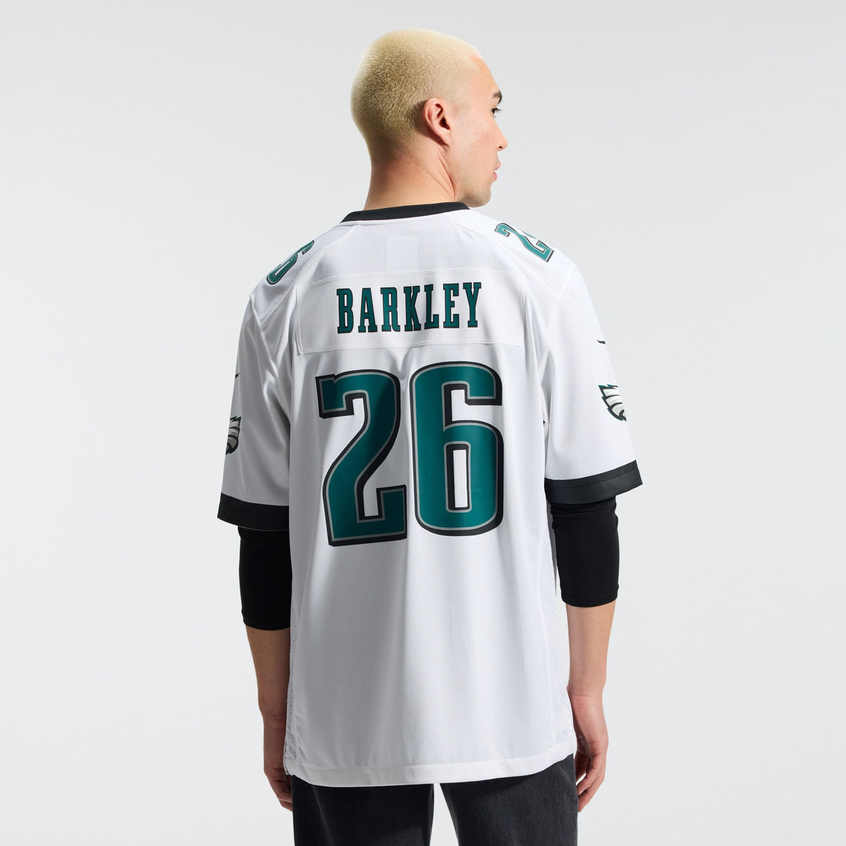 Men's Philadelphia Eagles Saquon Barkley Black Alternate Jersey