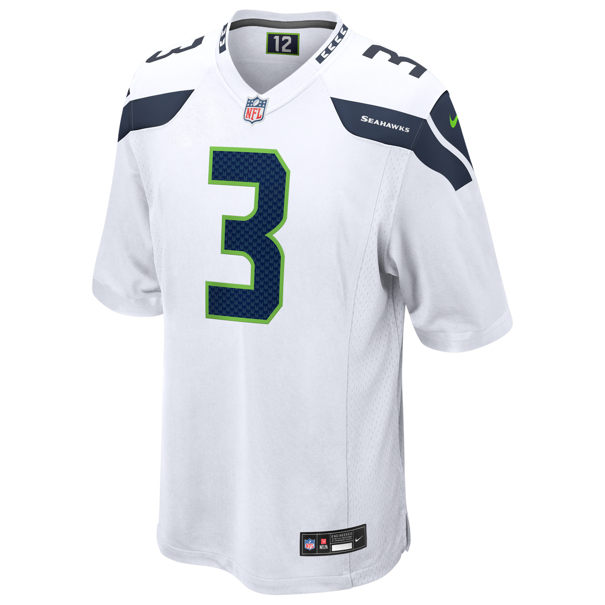 Men's Seattle Seahawks Nick Emmanwori White Jersey