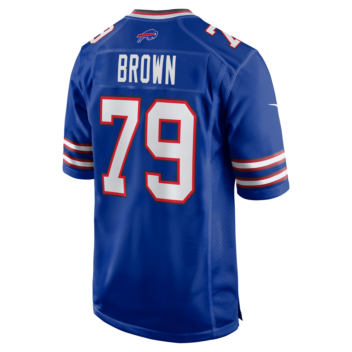 Men's Buffalo Bills Ruben Brown Royal Game Retired Player Jersey