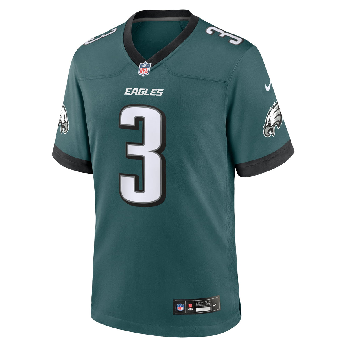 Men's Philadelphia Eagles Nolan Smith Midnight Green Team Jersey