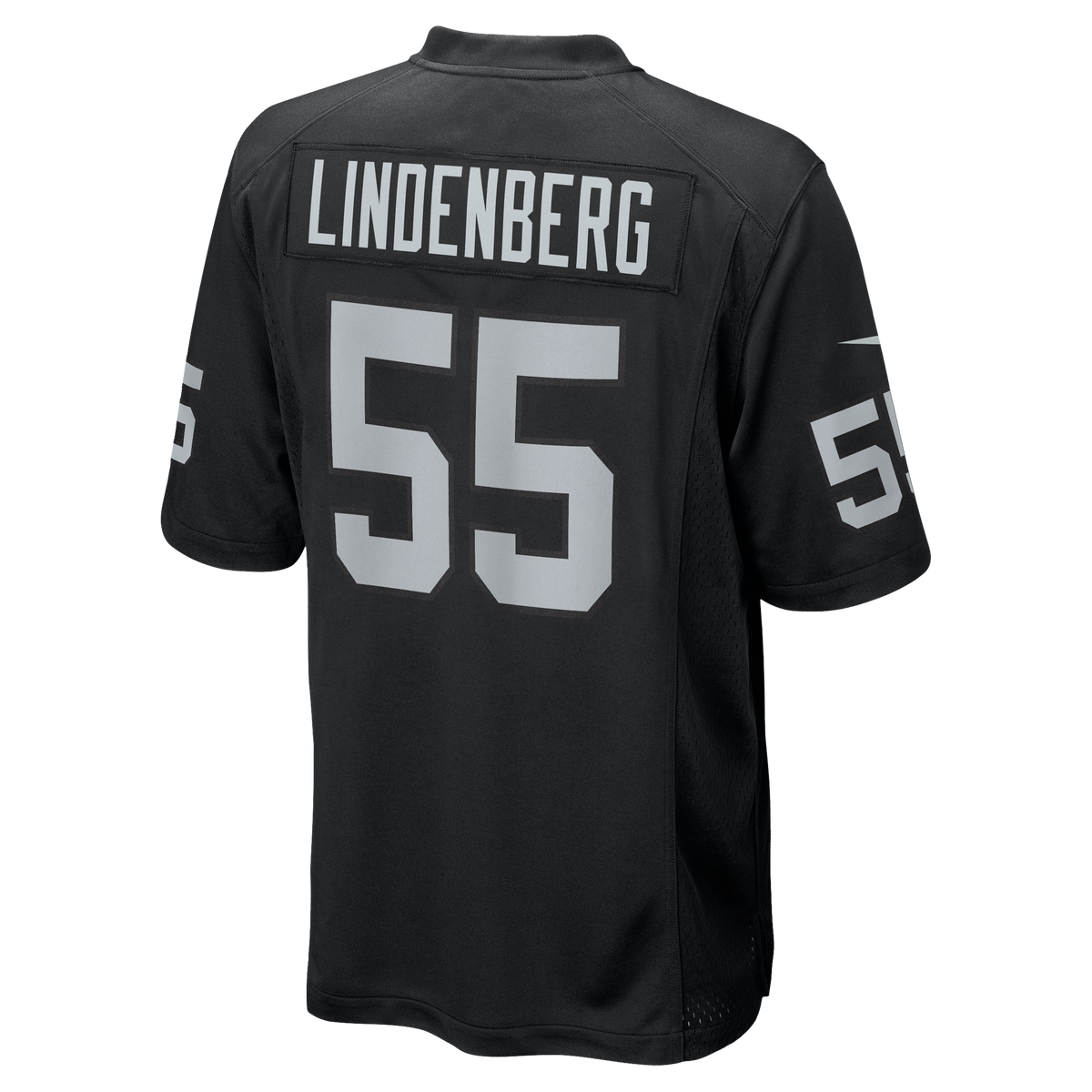 Men's Las Vegas Raiders Cody Lindenberg Black Team Jersey