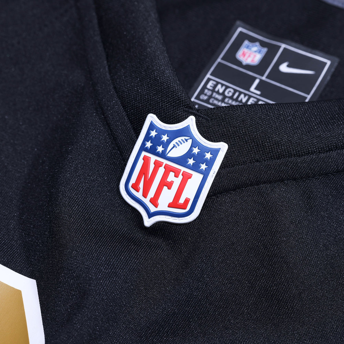 Men's New Orleans Saints Alvin Kamara Black Alternate Jersey