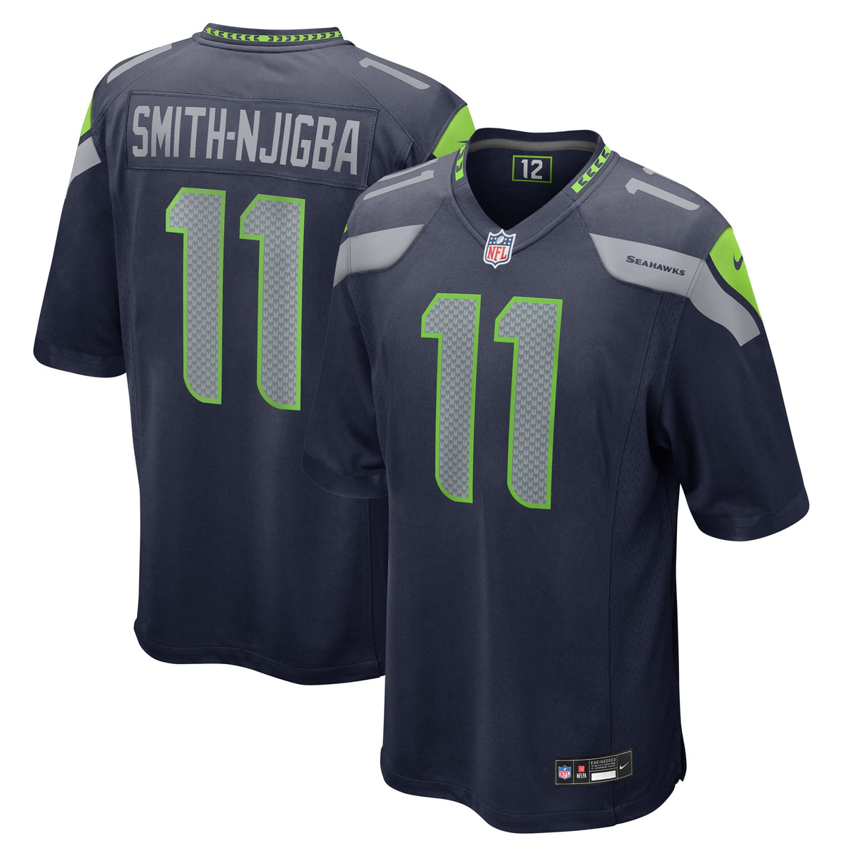 Men's Seattle Seahawks Jaxon Smith Njigba Royal Throwback Player Jersey