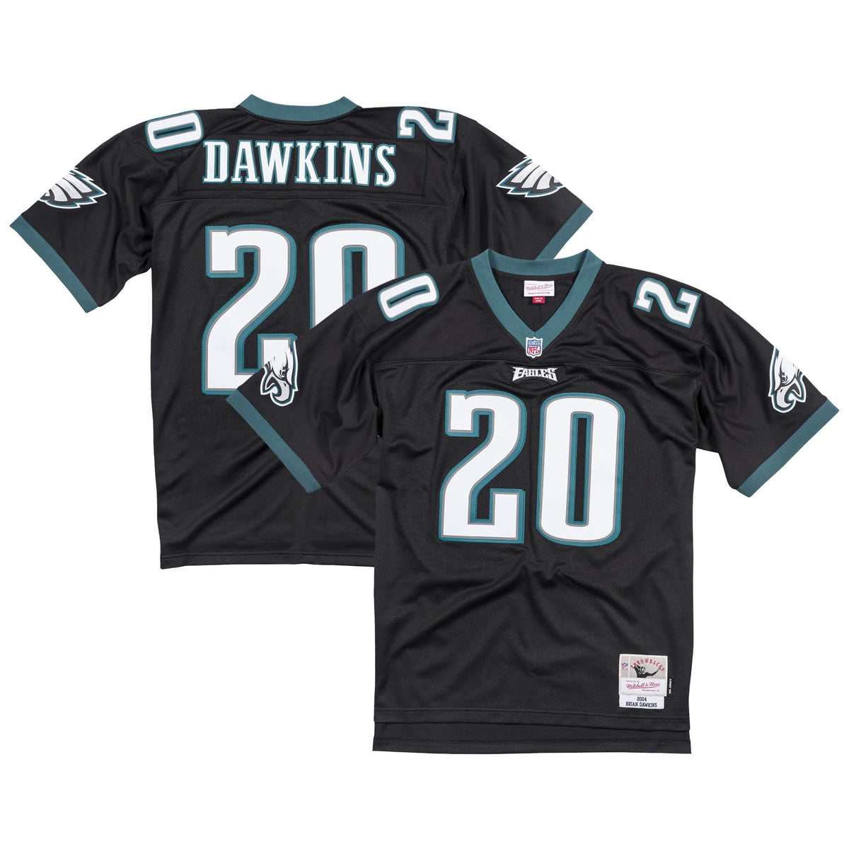 Men's Philadelphia Eagles Brian Dawkins Green Legacy Replica Jersey
