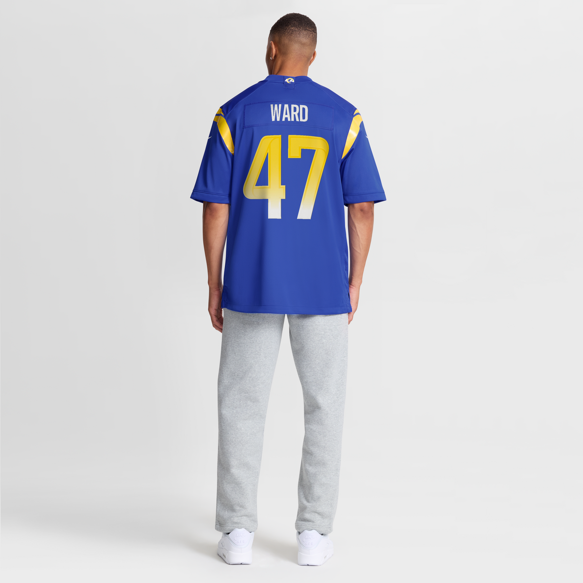 Men's Los Angeles Rams Alex Ward Royal Home Jersey