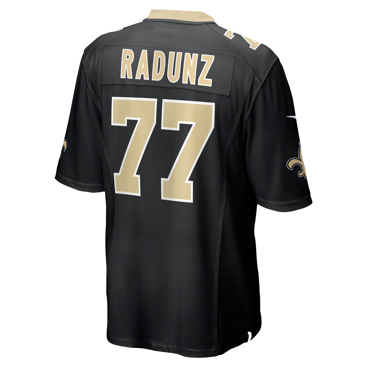 Men's New Orleans Saints Dillon Radunz Black Team Jersey