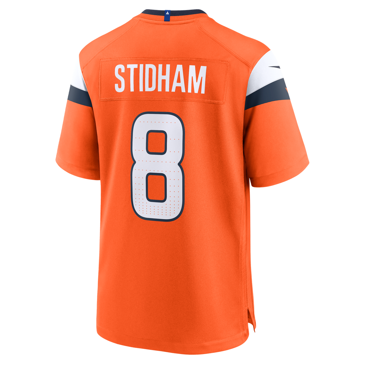 Men's Denver Broncos Jarrett Stidham Orange Team Jersey