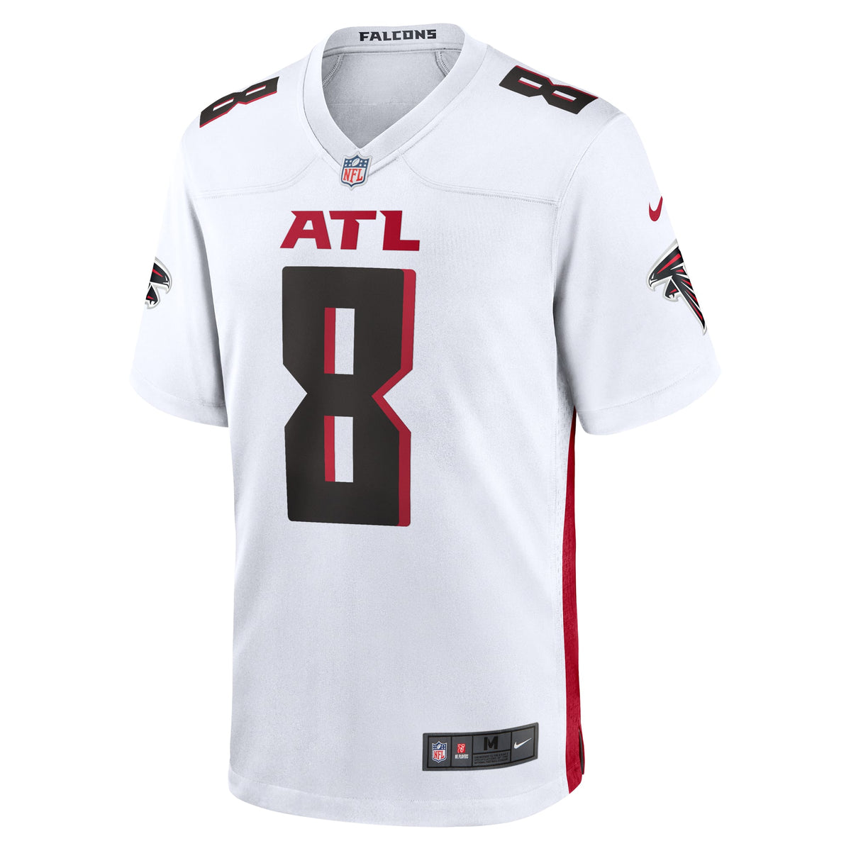 Men's Atlanta Falcons Kyle Pitts Sr White White Jersey